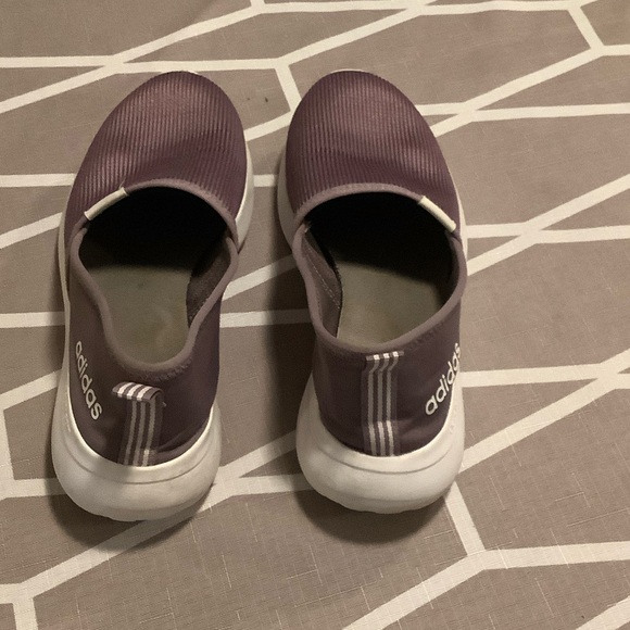 Adidas Women's Mauve Slip-On Sneakers - Picture 3 of 4